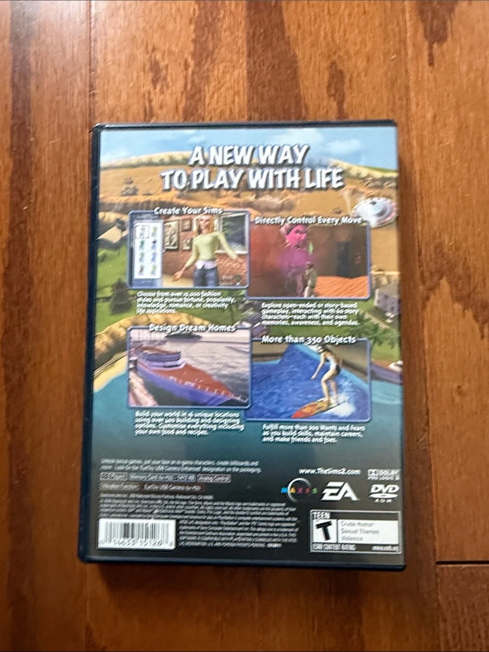 The Sims 2 PlayStation 2 PS2 Life Simulation Game Disc & Case